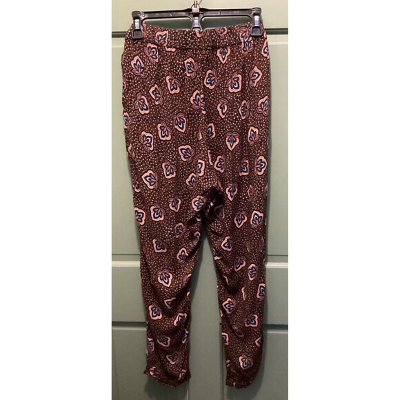 H & M Women's Multicolor Printed Elastic Waist Bohemian Pull On Pants Size 12 - Picture 5 of 7